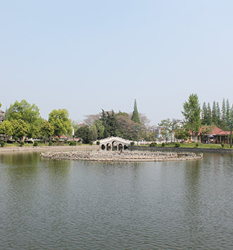 南门河游园实景拍摄