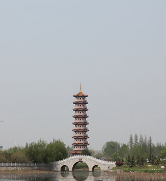 曹禺公园实景拍摄
